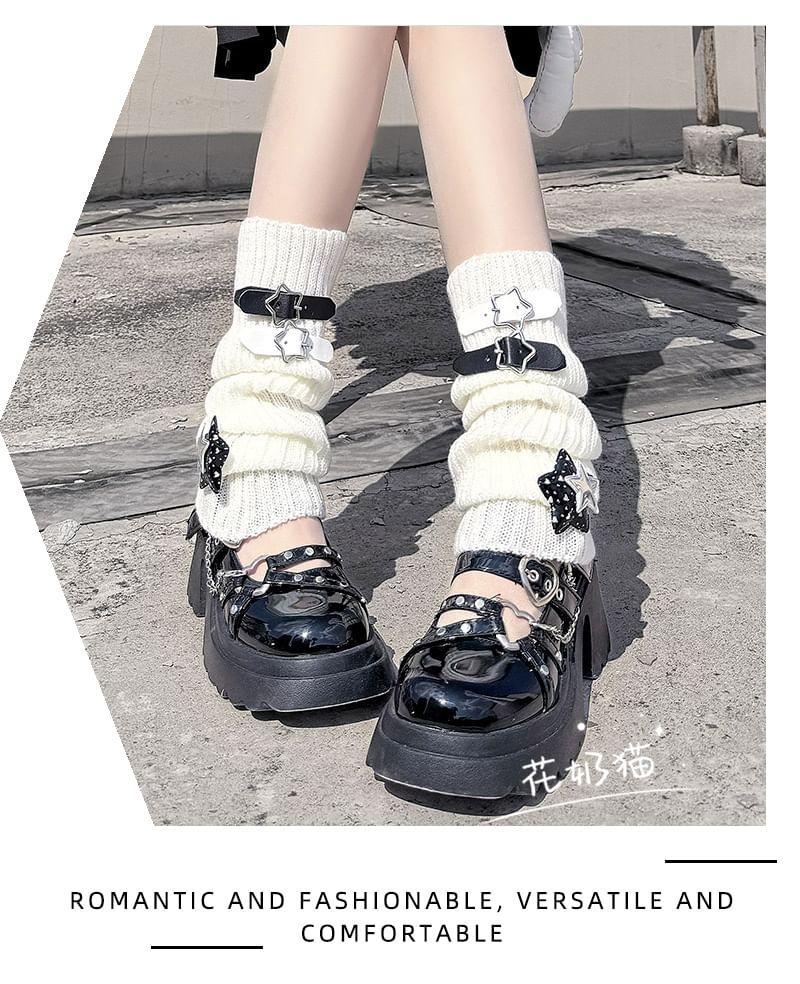 Star Buckled Leg Warmers Product Image