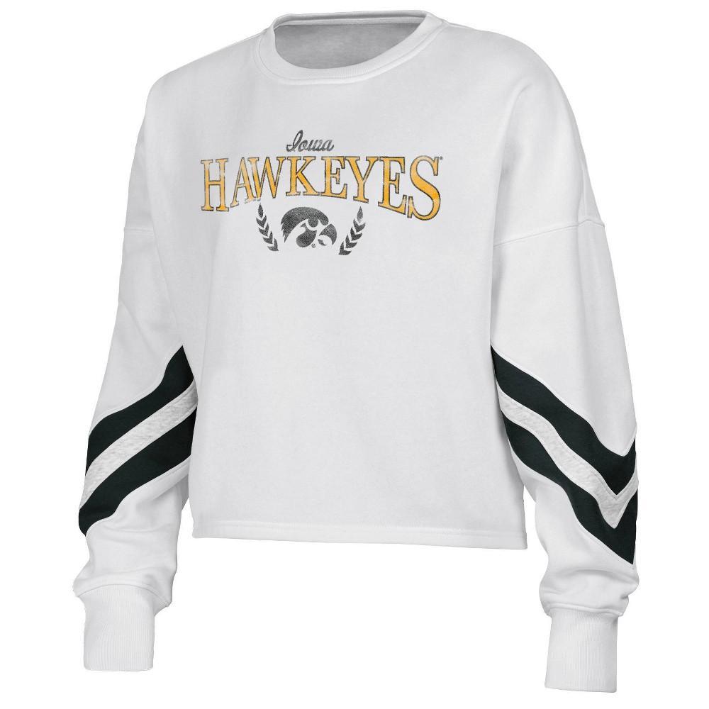 NCAA Iowa Hawkeyes Womens Crew Fleece Sweatshirt Product Image