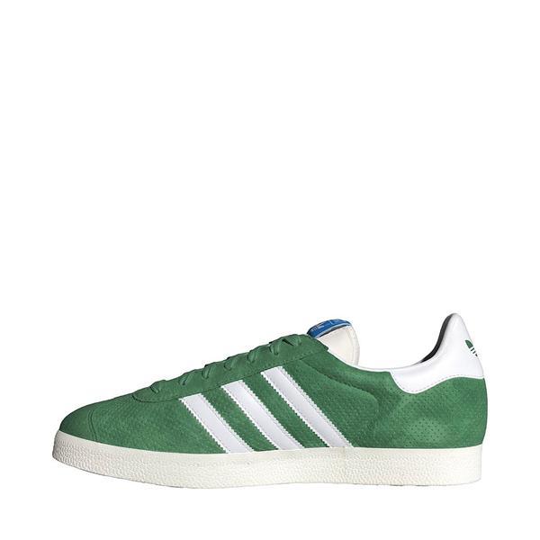 adidas Originals Mens adidas Originals Gazelle - Mens Training Shoes White/Preloved Green/White Product Image