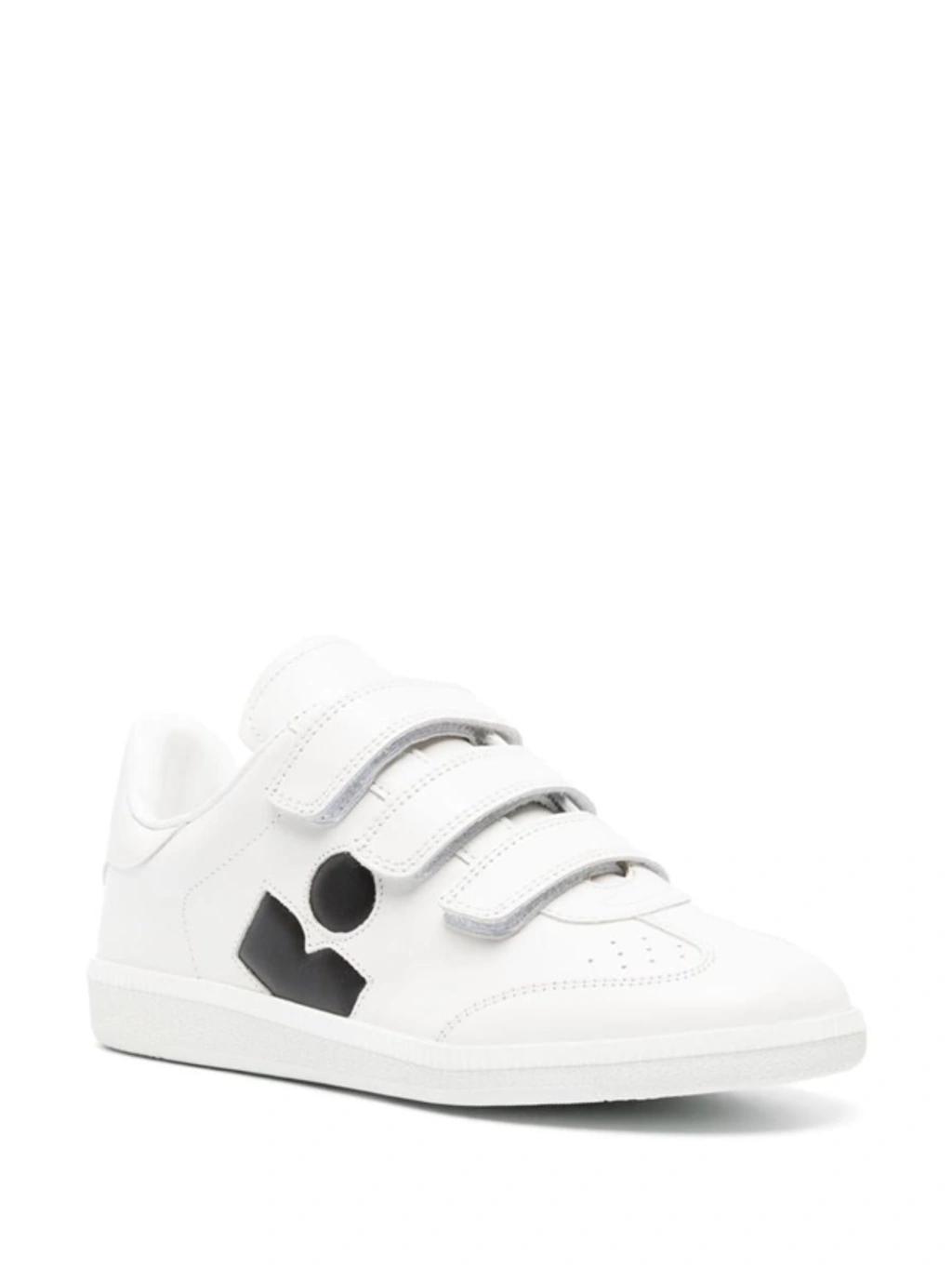 Beth Leather Sneakers In White Product Image