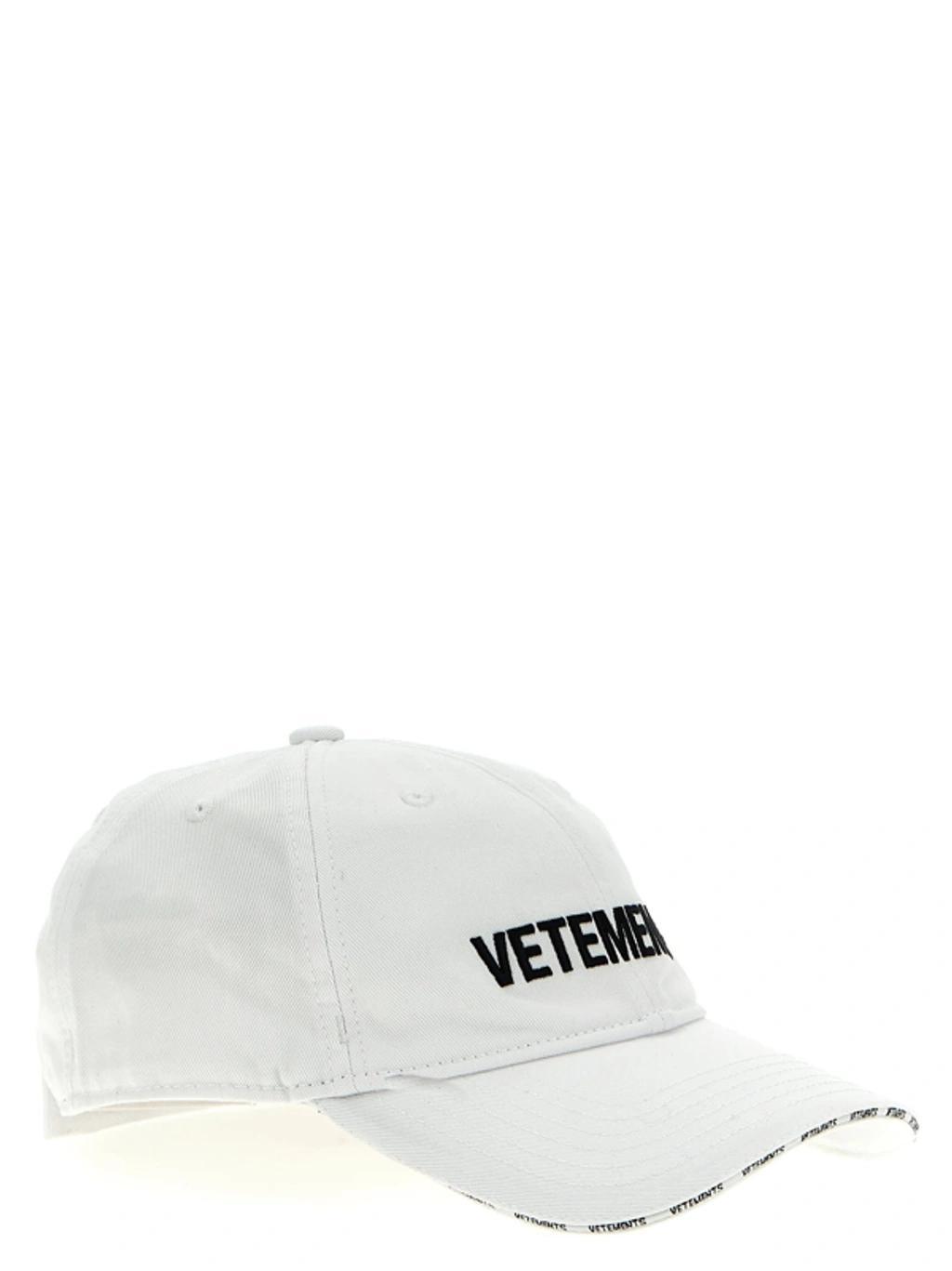 Logo Cap In White Product Image