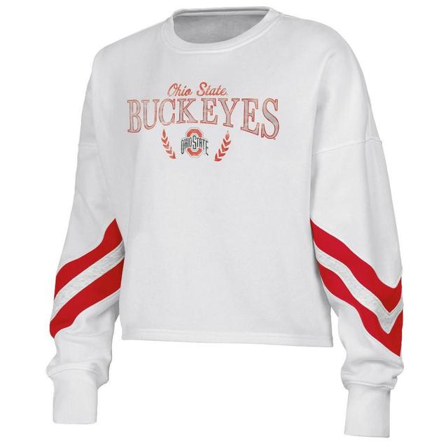 NCAA Ohio State Buckeyes Womens Crew Fleece Sweatshirt Product Image