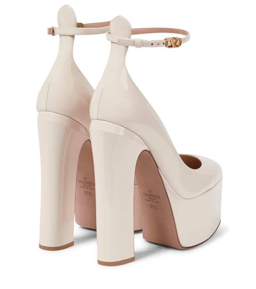 Tan-go 155mm Platform Pumps In White Product Image