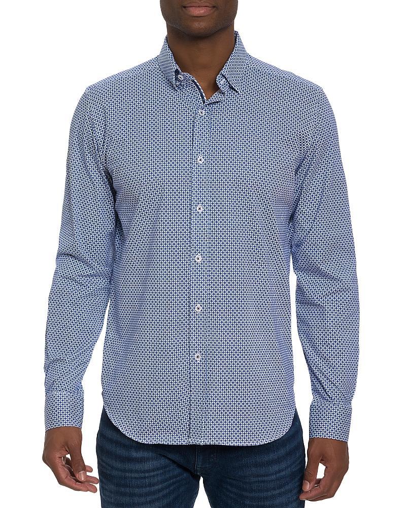 Robert Graham Girman Tailored Fit Long Sleeve Button Front Stretch Shirt Product Image