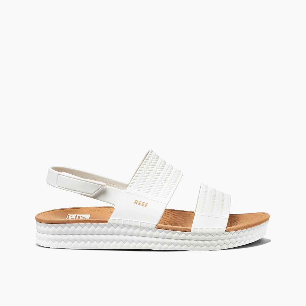 Women's Reef Water Vista Sandals in White/Tan | REEF® Product Image