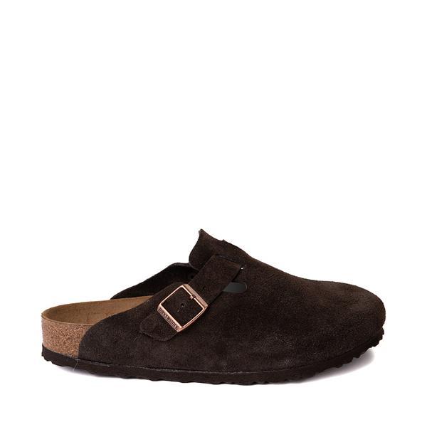 Birkenstock Mens Boston Suede Slide-On Soft Footbed Clogs Product Image