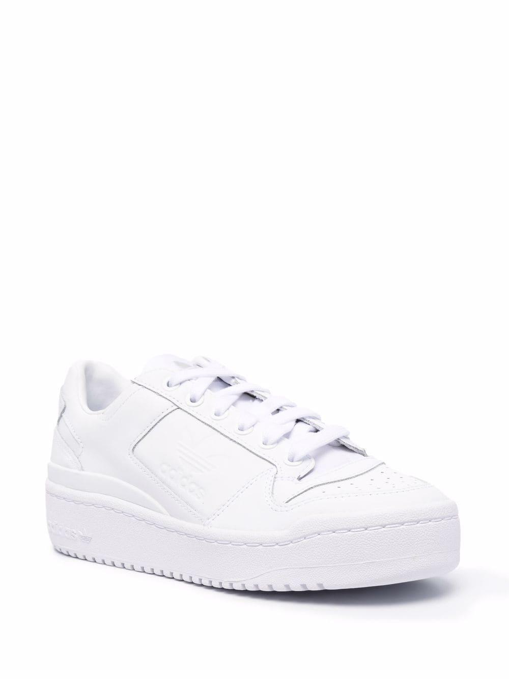 ADIDAS ORIGINALS Forum Bold Leather Sneakers In White Product Image