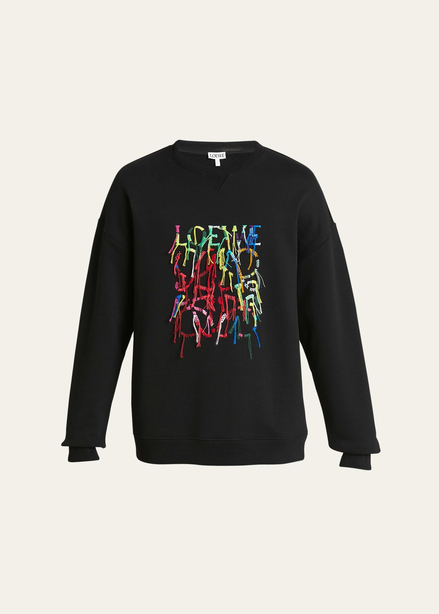 Mens Multicolor Logo Thread Sweatshirt Product Image