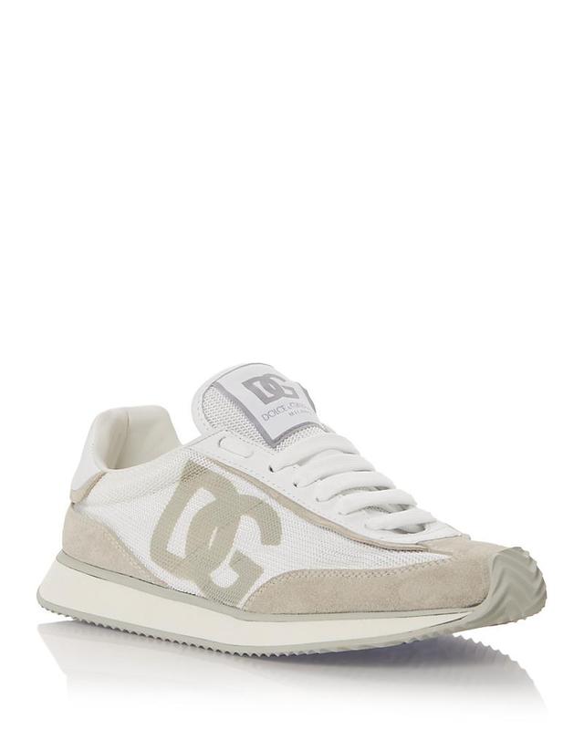 Womens Logo Colorblocked Low-Top Sneakers Product Image