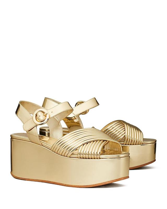 Tory Burch Womens Bombe Strappy Platform Sandals Product Image