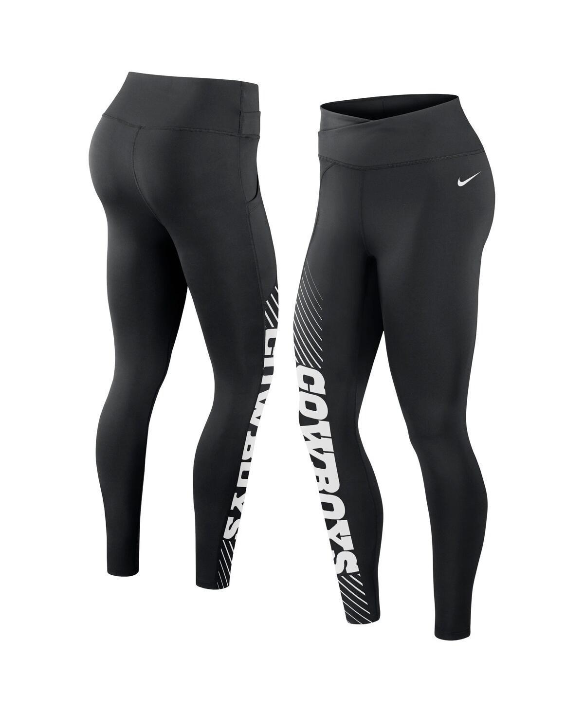 Womens Nike Seattle Seahawks Yard Line Crossover Leggings Product Image