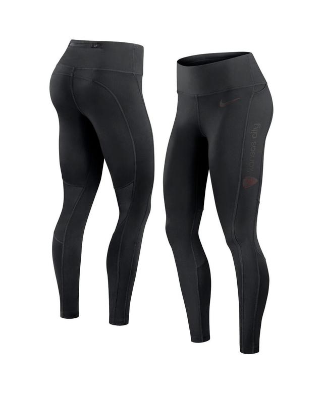 Nike Womens Black Miami Dolphins Performance Leggings Product Image