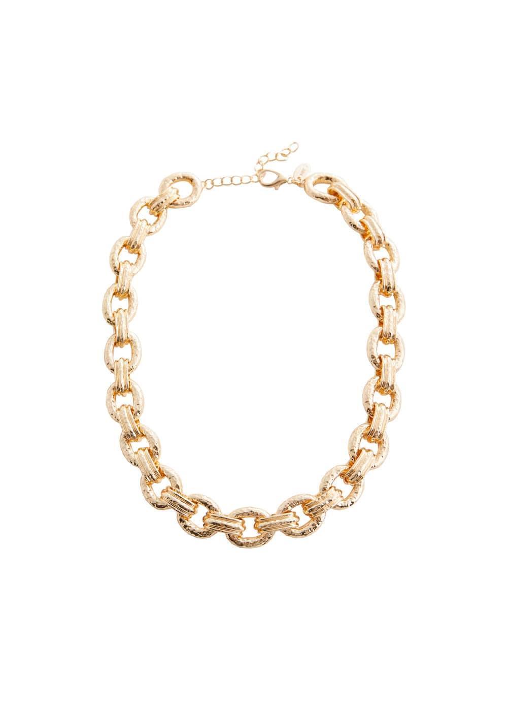 MANGO - Textured chain necklace - One size - Women Product Image