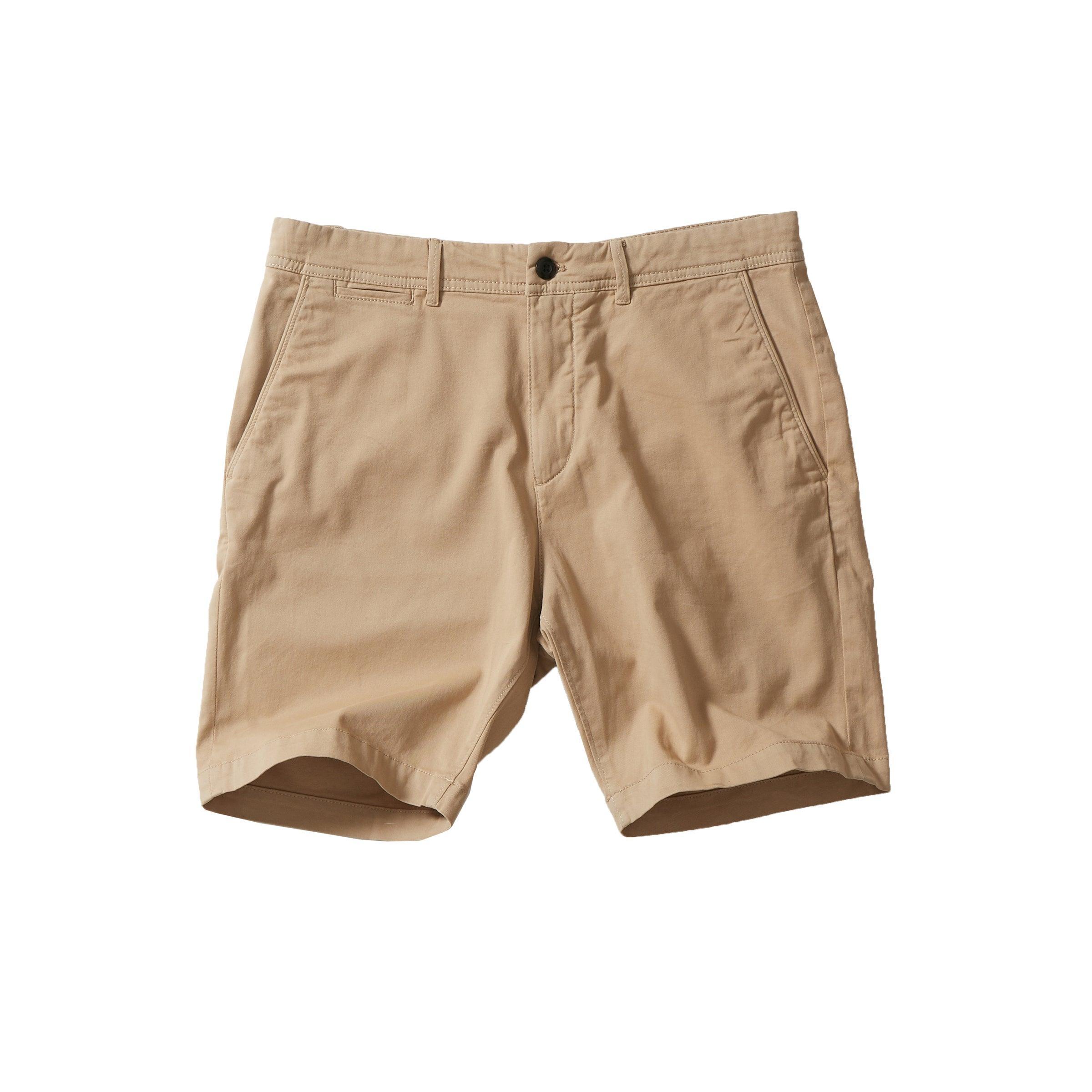 Precision Stretch Chino Shorts (8" inseam) - Khaki Product Image