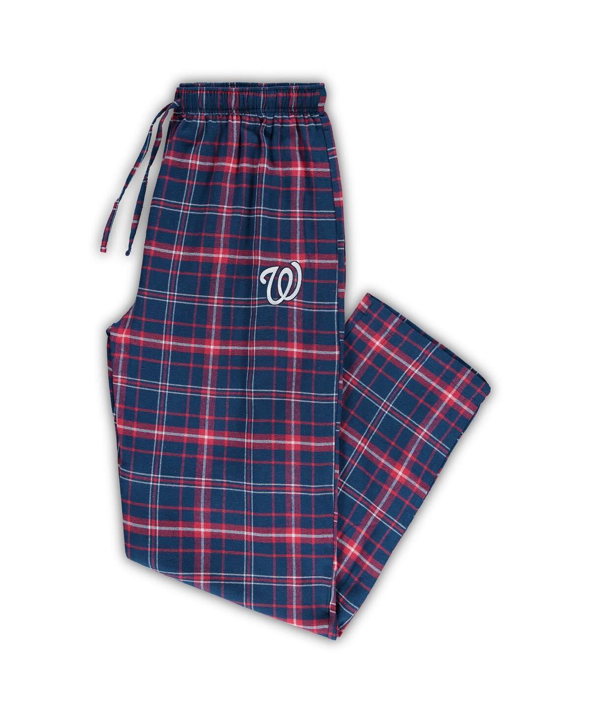 Mens Concepts Sport Navy Washington Nationals Big and Tall Team Flannel Pants - Navy Product Image