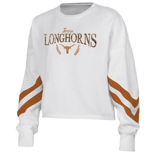 NCAA Texas Longhorns Womens Crew Fleece Sweatshirt Product Image