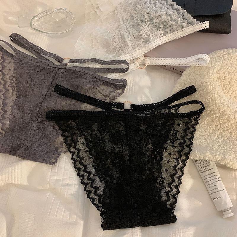 Cutout Lace Bikini Panty Product Image