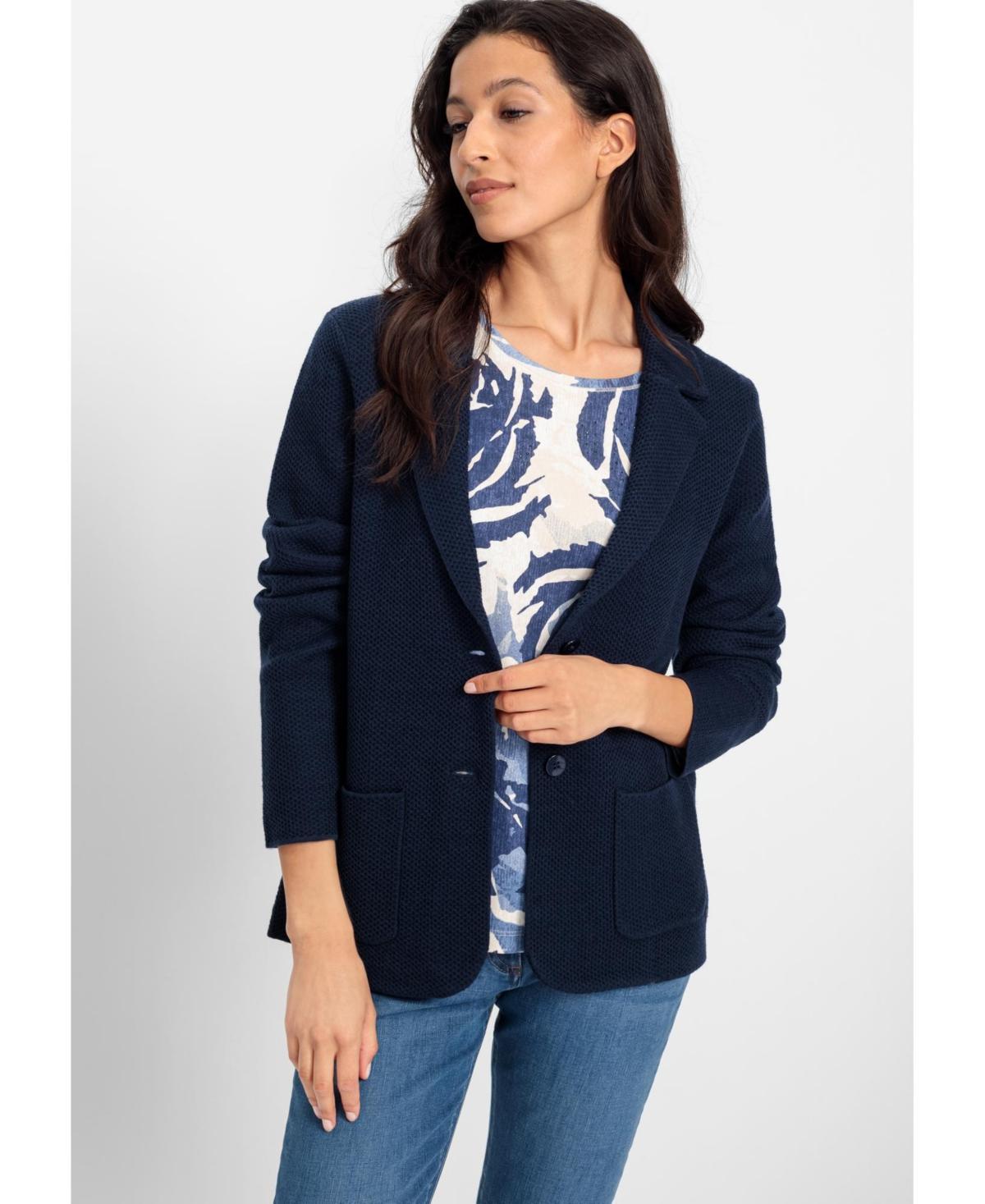 Olsen Womens Merino Wool Blend Blazer Product Image