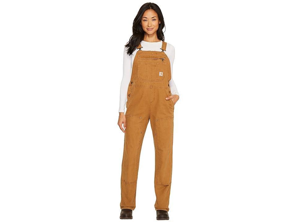 Carhartt Crawford Double Front Bib Overalls (Carhartt ) Women's Clothing Product Image