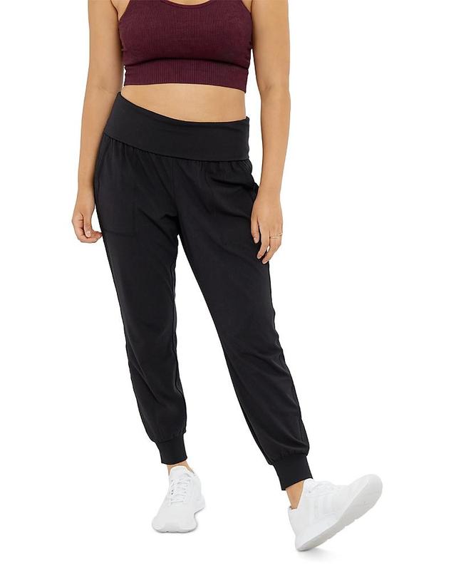 Ingrid & Isabel Fold Down Active Maternity Joggers Product Image