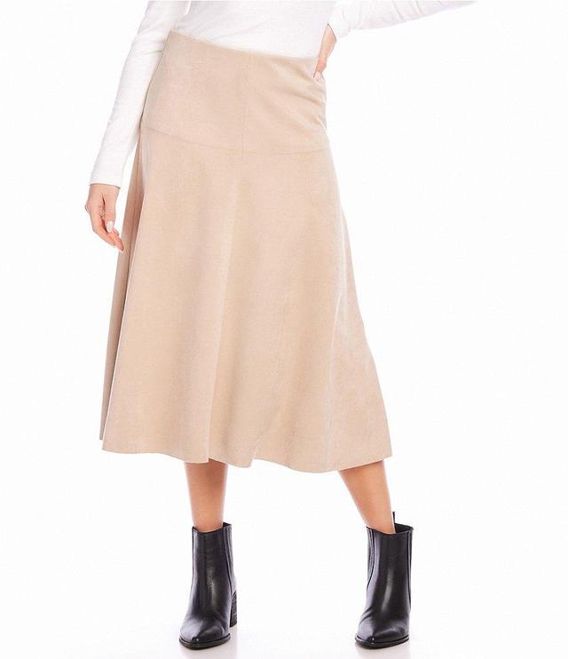 Karen Kane Faux Suede Midi Skirt Product Image