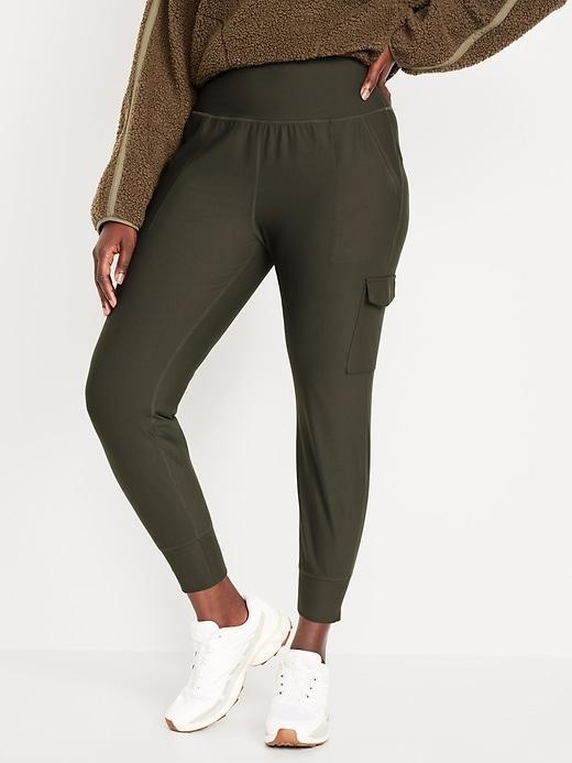 High-Waisted PowerSoft Cargo Joggers Product Image