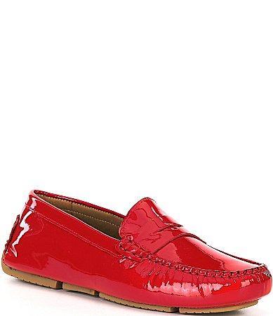 Flag LTD. Womens Morgan Leather Penny Loafer Moccasins Product Image