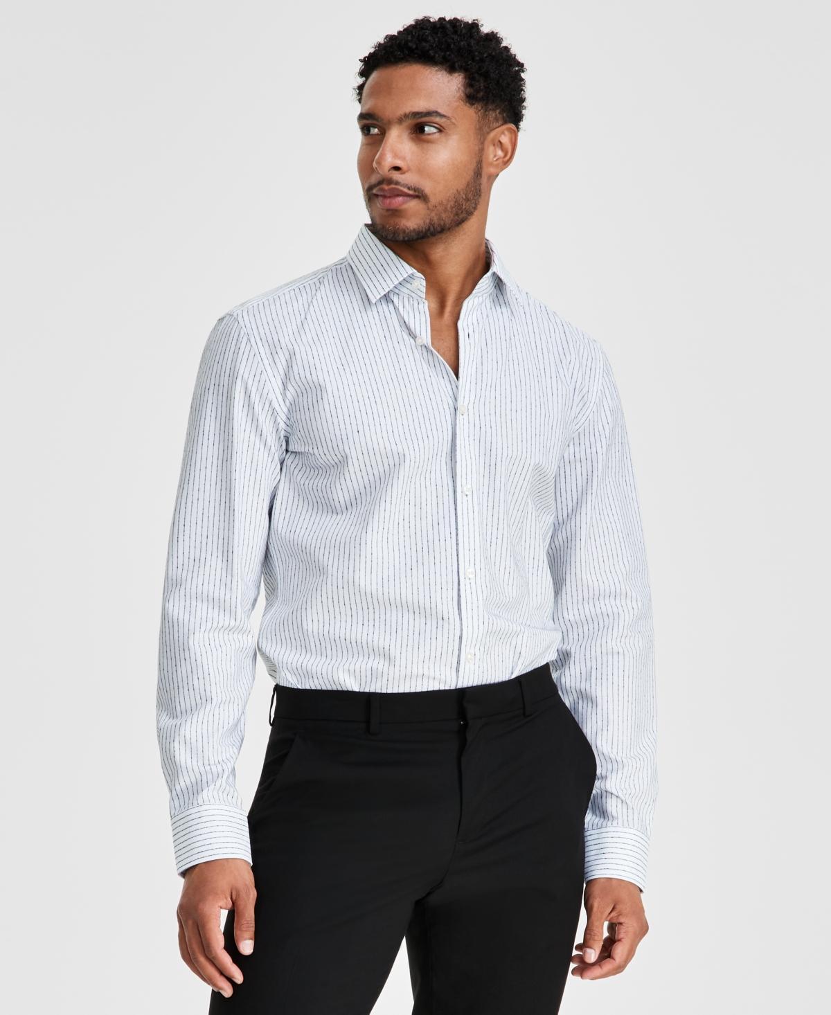 Hugo by Hugo Boss Mens Kenno Slim-Fit Vertical Stripe Dress Shirt Product Image