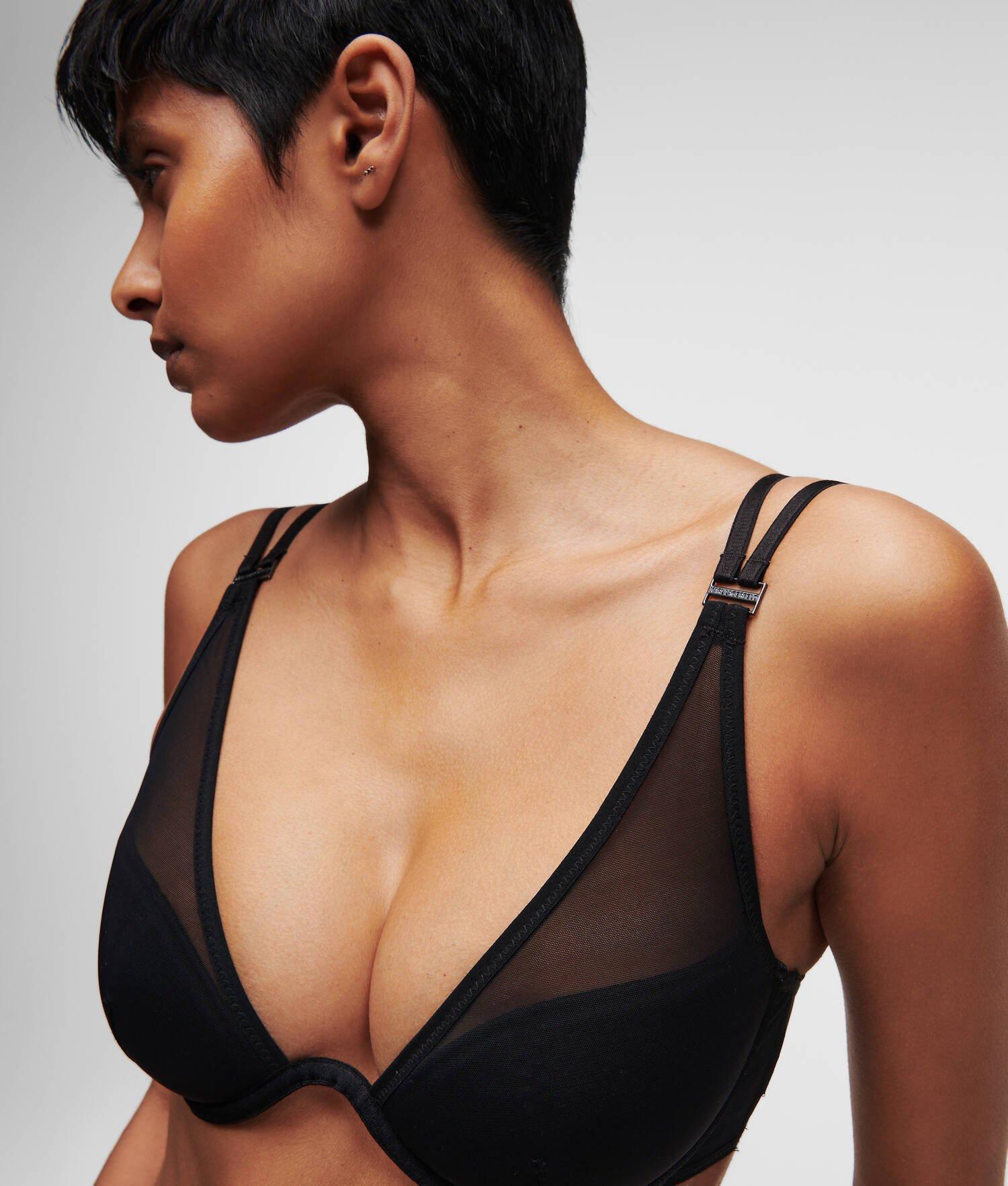 DEMI-CUP SHEER BRA Product Image