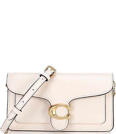 COACH Polished Pebble Tabby Chain Clutch Bag Product Image