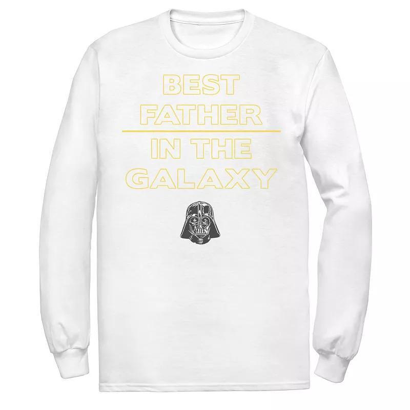 Mens Star Wars Darth Vader Best Father Galaxy Tee Product Image