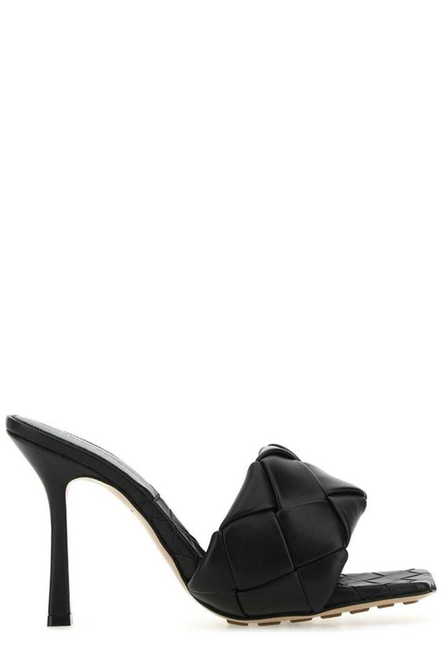 BOTTEGA VENETA Bv Lido 120mm Intrecciato Sandals In Black Product Image