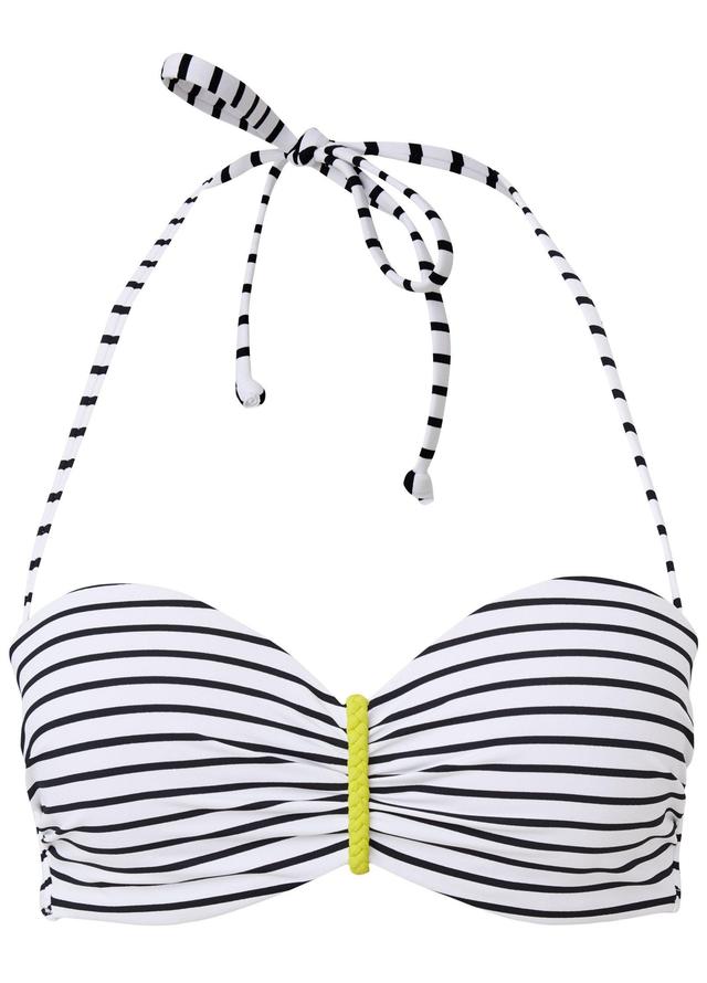 Bandeau Bikini Top - Sand Stripes Product Image