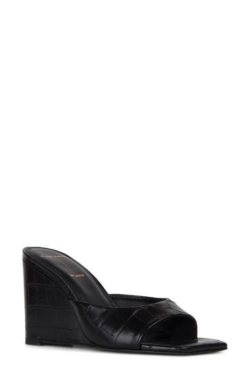 BLACK SUEDE STUDIO Paloma Wedge Sandal Product Image