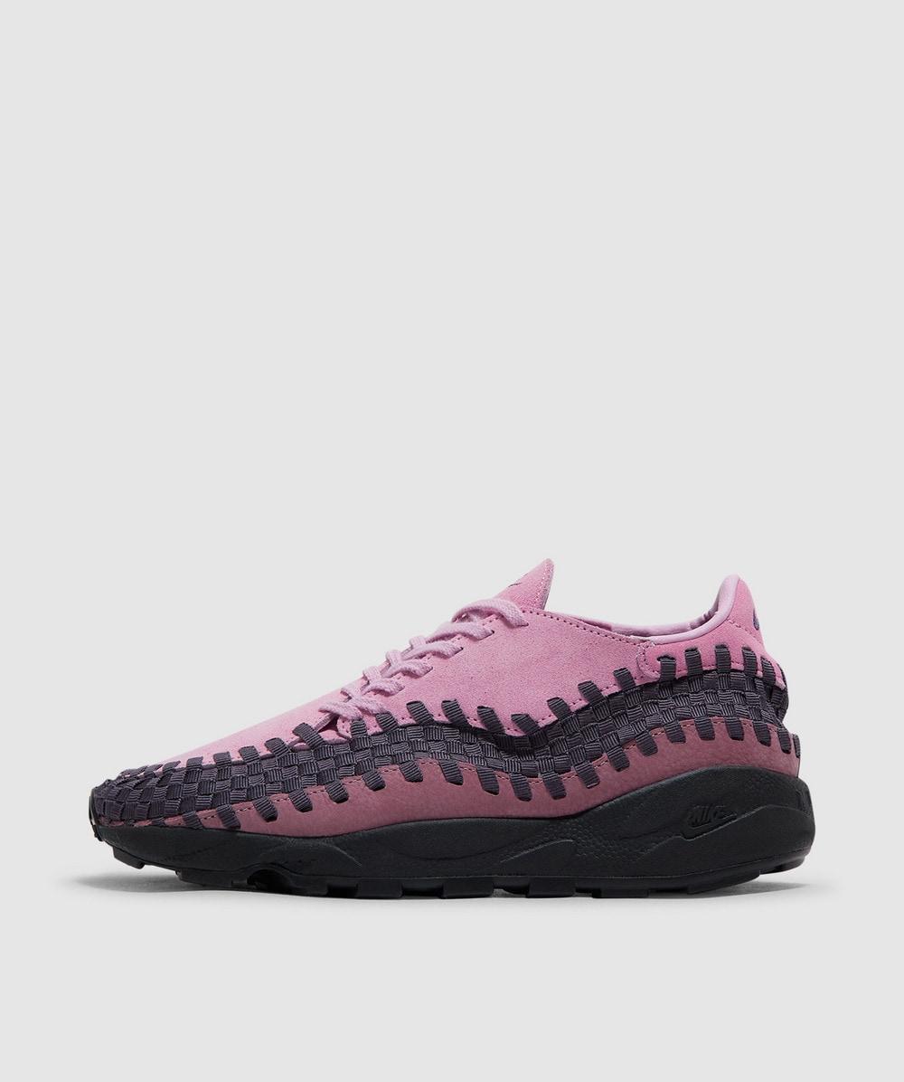 NIKE Women S Air Footscape Woven Sneakers Beyond Pink / Plum Dust In Pink Foam/black Raspberry-beyond Pink-black-cement Product Image