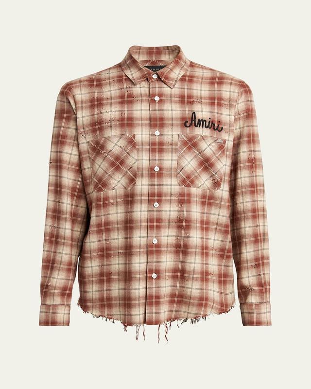 Mens Shotgun Flannel Button-Down Shirt Product Image