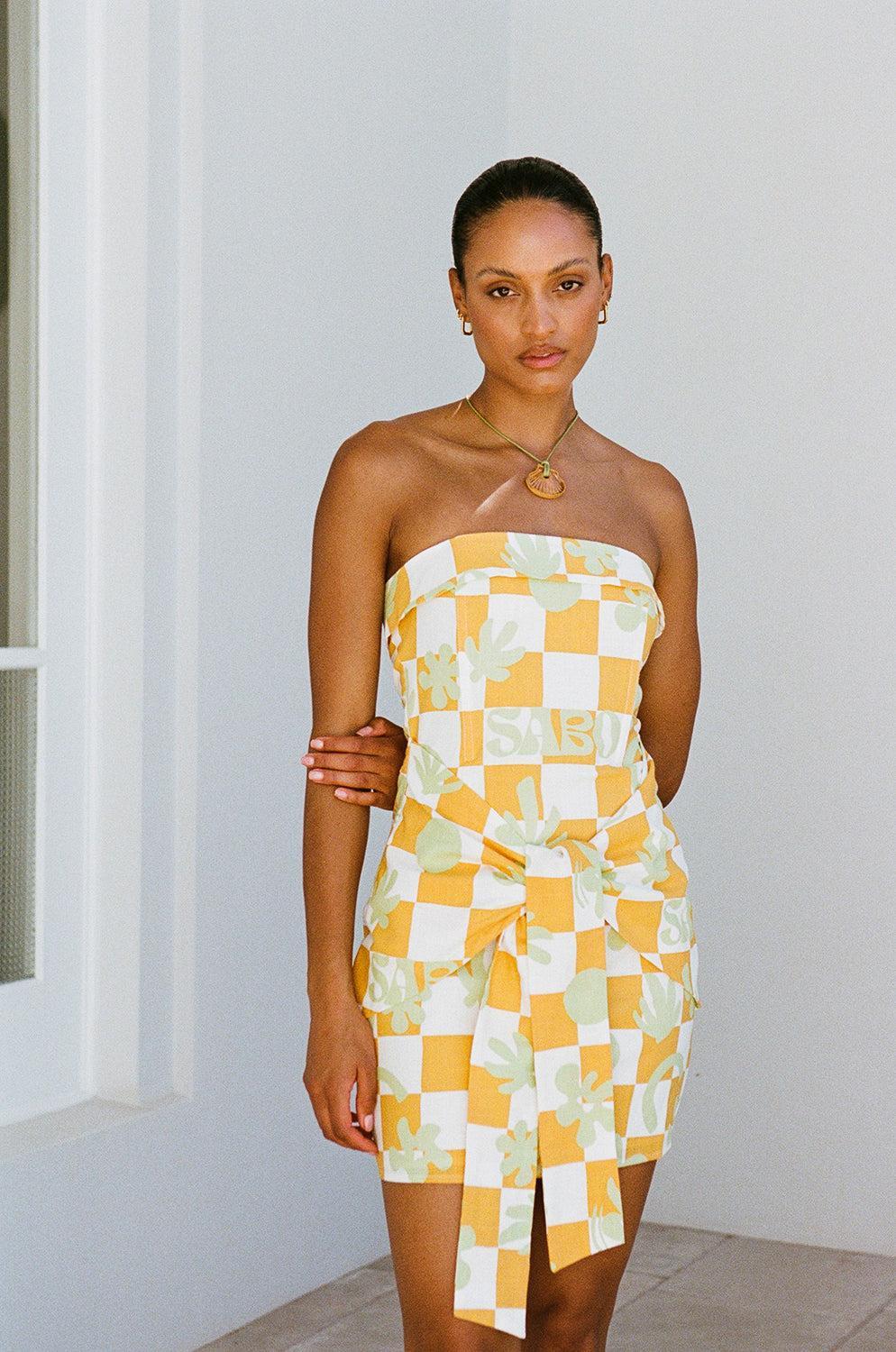 Kingsley Dress - Sabo Checkerboard product image