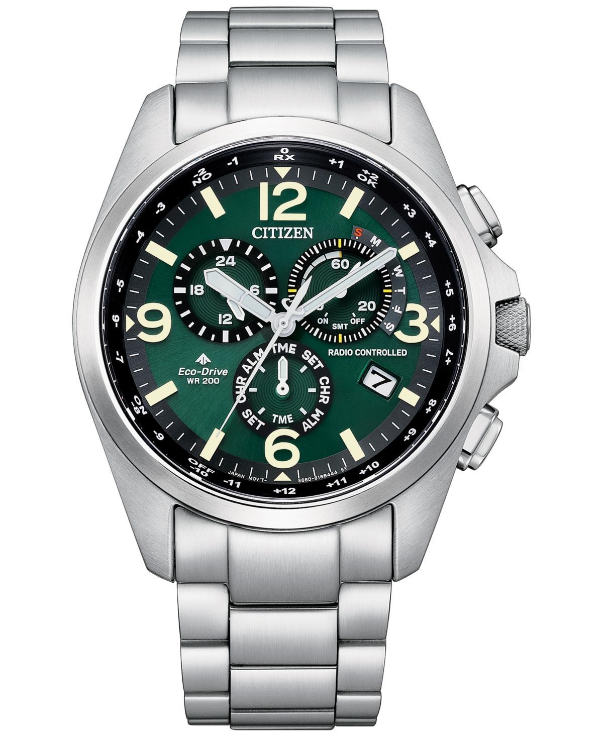 Citizen Eco-Drive Promaster Land Chronograph Stainless Steel Watch, 45mm Product Image