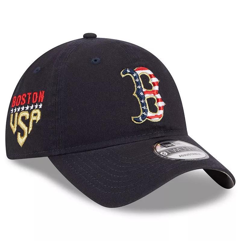 Womens New Era Boston Red Sox 2023 Fourth of July 9TWENTY Adjustable Hat, Blue Product Image