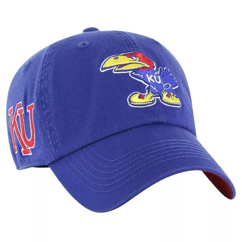 Mens 47 Royal Kansas Jayhawks Vintage Sure Shot Franchise Fitted Hat Product Image