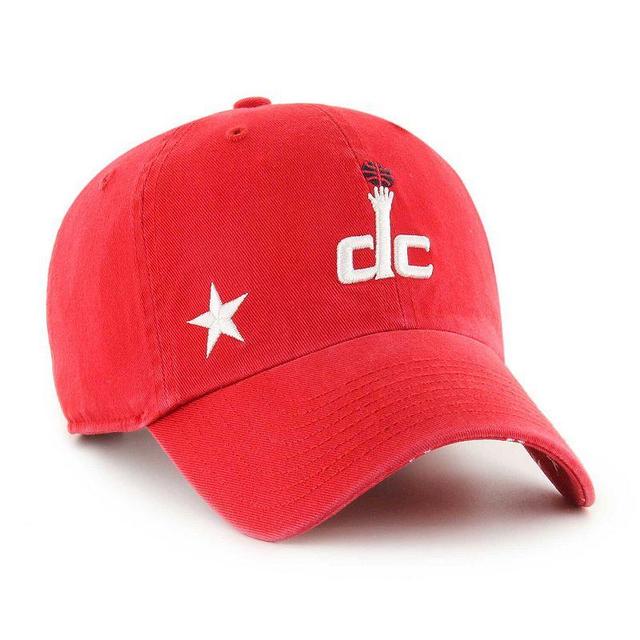 Womens 47 Red Washington Wizards Confetti Undervisor Clean Up Adjustable Hat Product Image