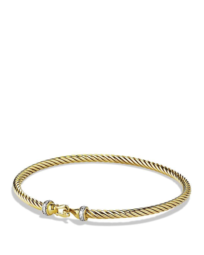 Womens Buckle Bracelet in 18K Yellow Gold Product Image