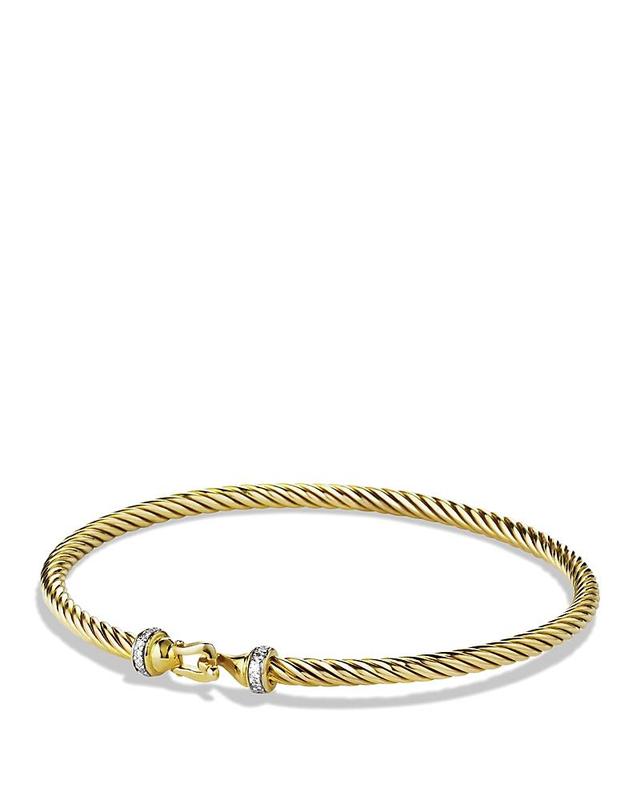 Womens Buckle Bracelet in 18K Yellow Gold Product Image