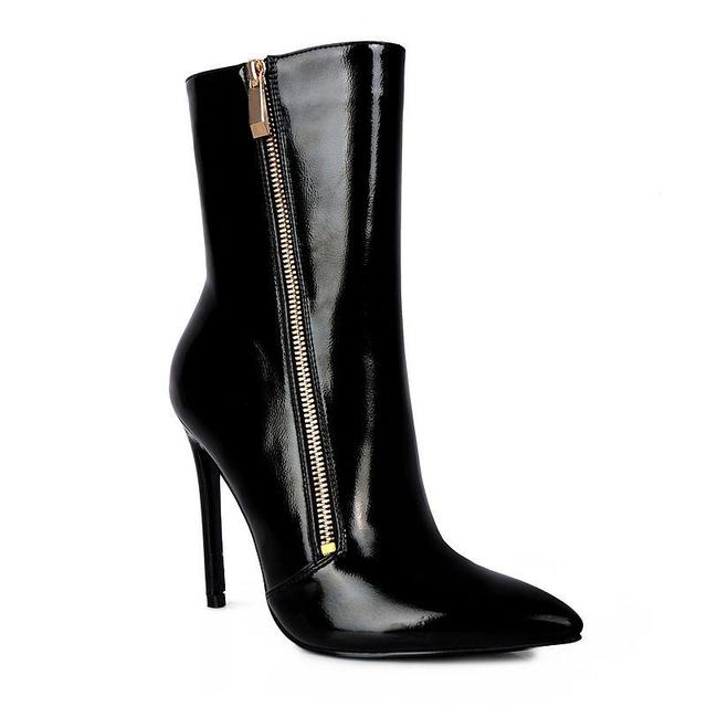 London Rag Mania Womens Heeled Ankle Boots Product Image