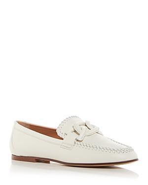 Tods Womens Moc Toe Loafers Product Image