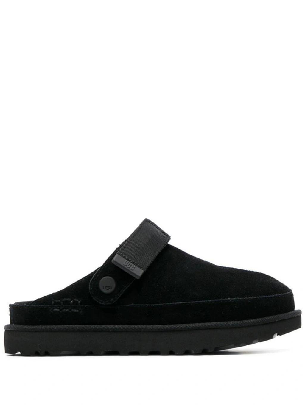 UGG 40mm Goldenstar Suede Clogs In Black Product Image