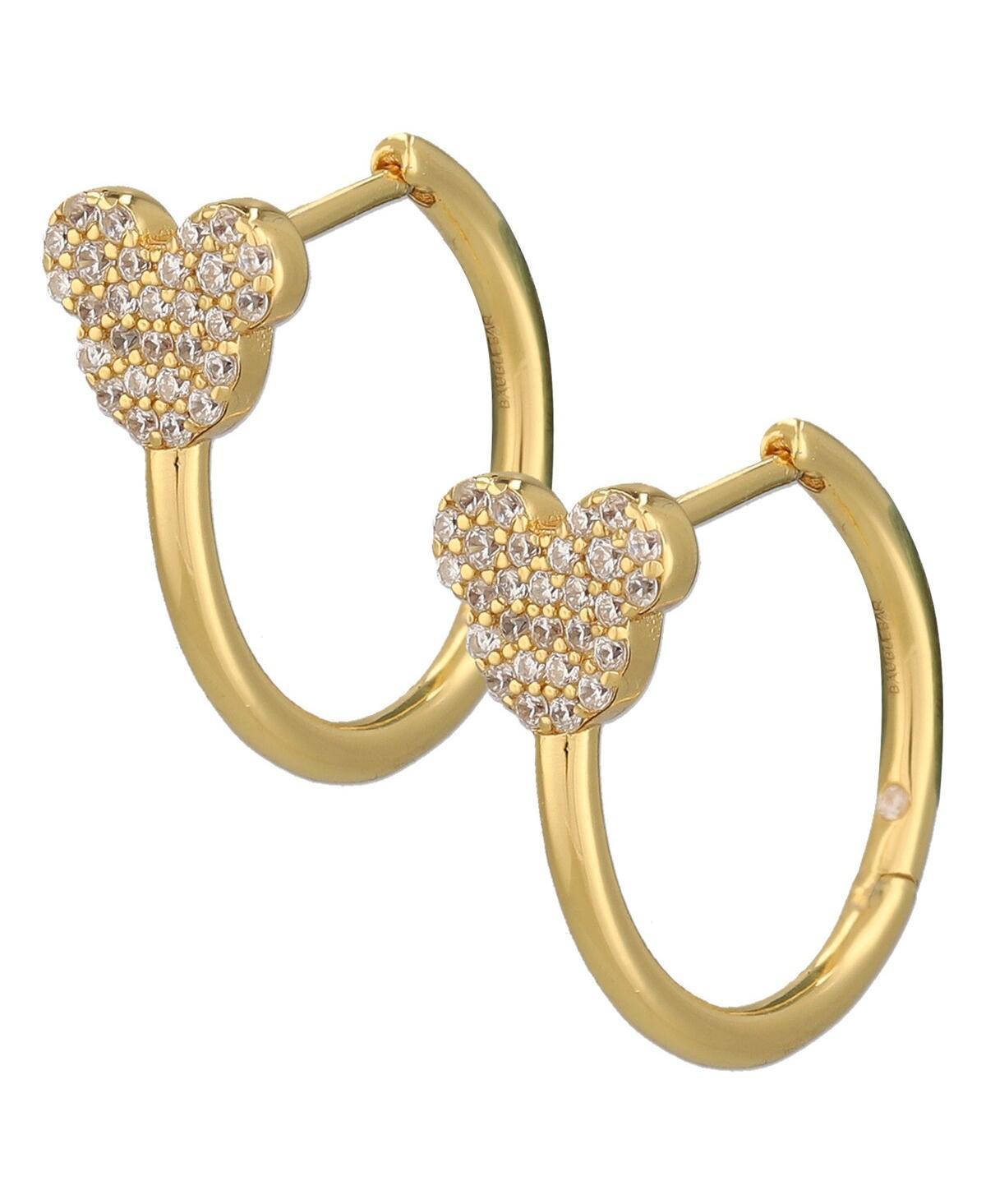 Womens Baublebar Mickey & Friends Huggie Charm Hoop Earrings Product Image