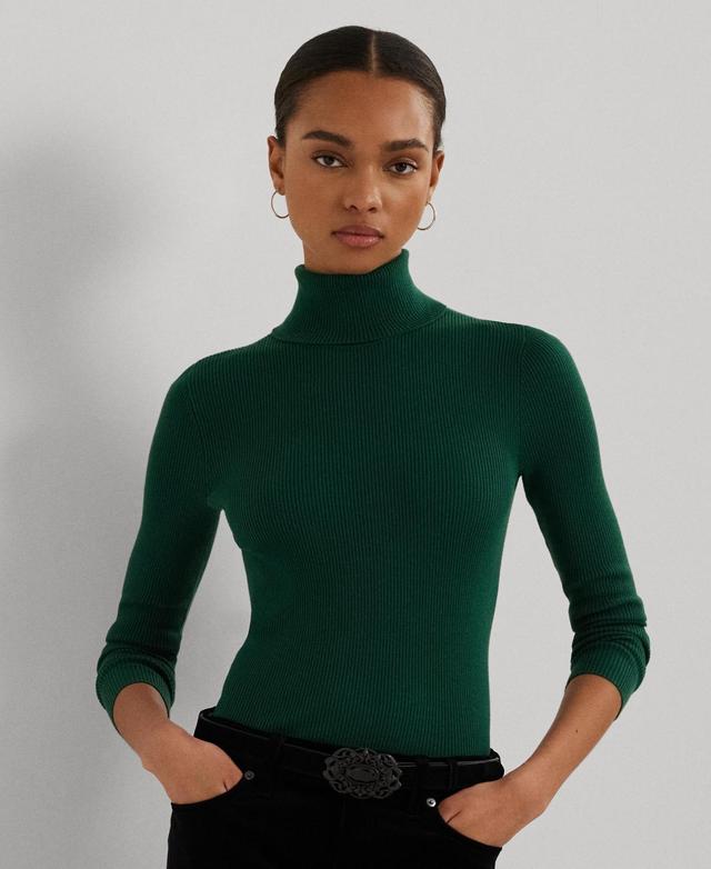 Lauren Ralph Lauren Womens Ribbed Turtleneck Sweater Product Image