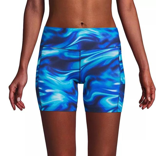 Womens Lands End 6 Chlorine-Resistant UPF 50 Swim Shorts Product Image