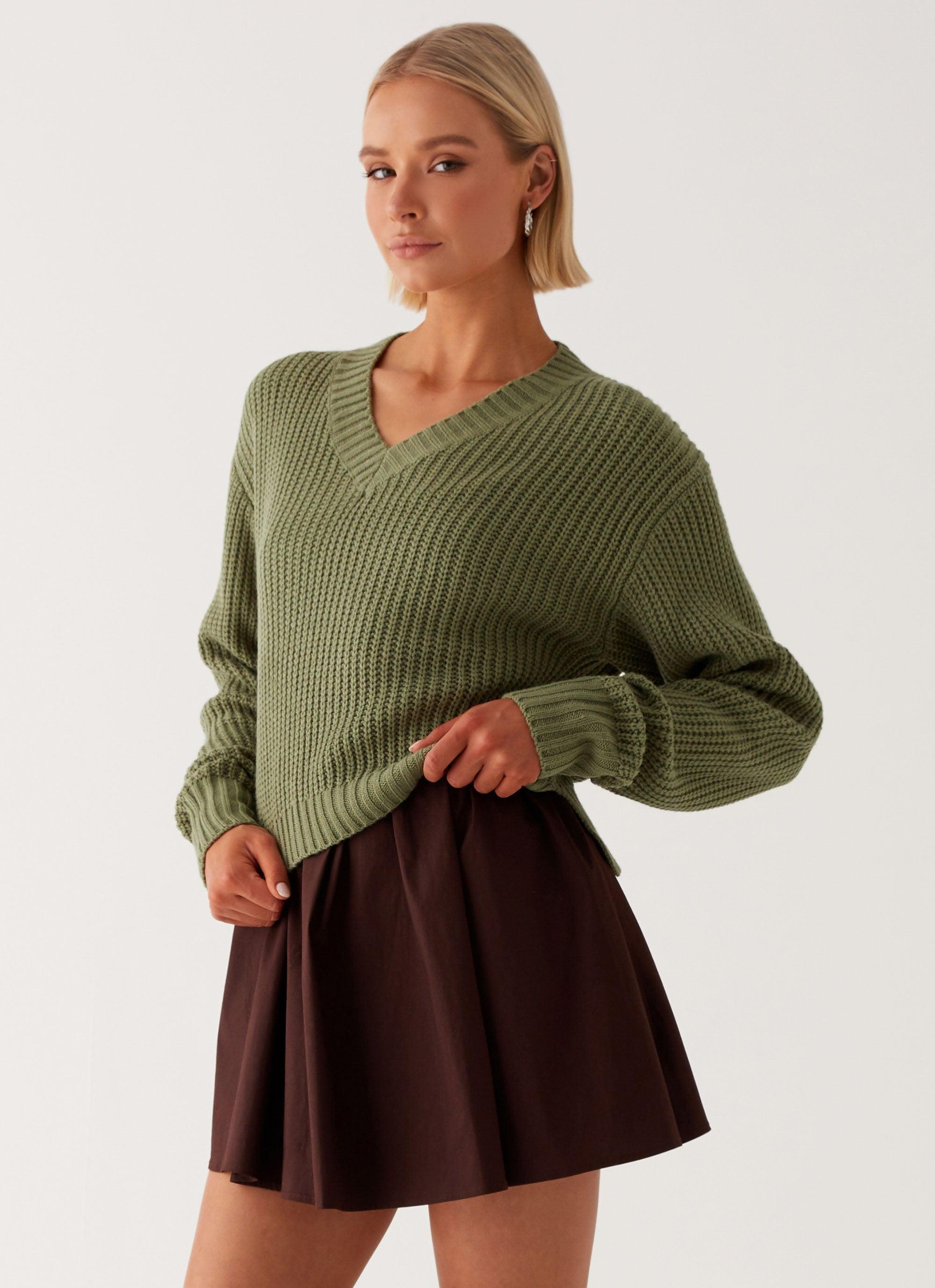 Jenson Sweater - Khaki Product Image